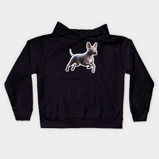 American Hairless Terrier Kids Hoodie